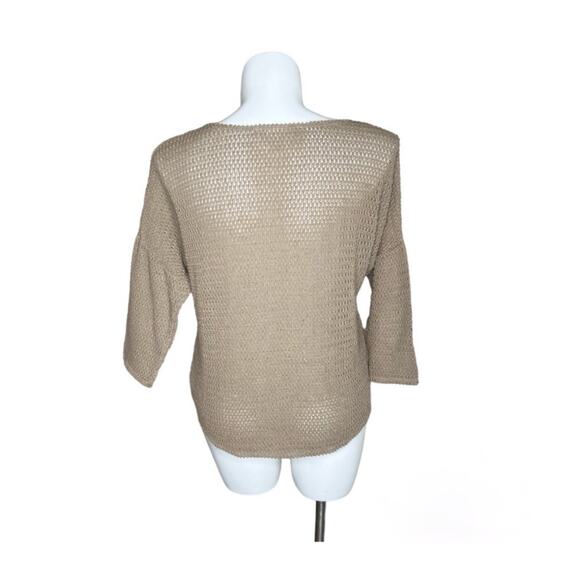 TWO BY VINCE CAMUTO Crewneck 3/4 Sleeve Pull Over Sweater Size XL - Picture 2 of 10